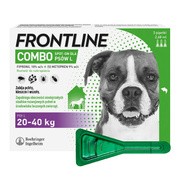 Frontline Combo Spot-on L Pies 20-40 kg, ochrona przeciw pchłom i kleszczom, krople w pipetach, 2,68 ml x 3 szt.