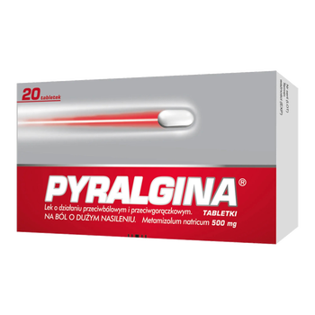 Pyralgina, 500 mg, tabletki, 20 szt.