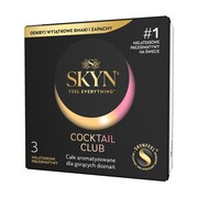 Skyn Coctail Club, nielateksowe prezerwatywy, 3 szt.