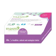 Masmi, patyczki higieniczne do uszu z organicznej bawełny dla niemowląt i dzieci, 60 szt