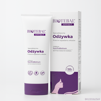 Biotebal Effect, specjalistyczna odżywka przeciw wypadaniu włosów, 200 ml