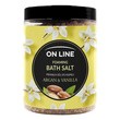 On Line, pieniąca sól do kąpieli Argan & Vanilla, 1,2 kg