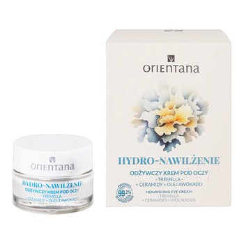 Orientana Hydro-Nawilżenie, odżywczy krem pod oczy, 15 ml