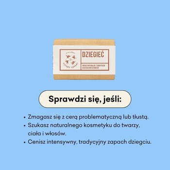 Mydlarnia 4 Szpaki, Dzięgieć, mydło w kostce na problemy skórne, 110 g