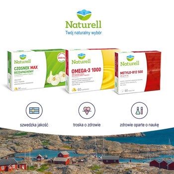 Naturell Omega-3, kapsułki, 120 szt.