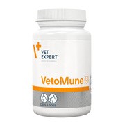 Vet Expert VetoMune, preparat na wsparcie odporności dla psów i kotów, kapsułki twist-off, 60 szt.