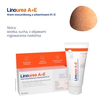 Linourea A+E, krem mocznikowy z witaminami  A i E, 50 g