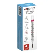 Controly, termometr klasyczny, szklany, model CRW00, 1 szt.