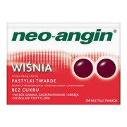 Neo-Angin wiśnia, pastylki twarde, 24 szt.