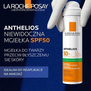La Roche-Posay Anthelios XL, mgiełka do twarzy przeciw błyszczeniu się skóry, SPF 50, 75 ml