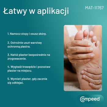 Compeed Plastry na zrogowacenia na podeszwach, 6 szt.