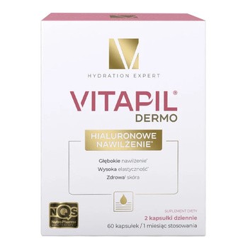 Vitapil Dermo Hialuronowe Nawilżenie, kapsułki, 60 szt.