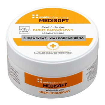 Anida Medi Soft, wielofunkcyjny krem kokosowy, 125 ml