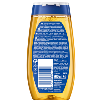 Nivea Rich Caring Natural Oil, pielęgnujący olejek pod prysznic, 200 ml