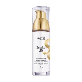 More4Care Snake Lift, błyskawiczne serum-żelazko do twarzy, szyi i dekoltu, 35 ml