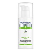 Pharmaceris T Sebostatic Dzień, przeciwtrądzikowy krem normalizujący, zwężający pory, SPF 20, 50 ml