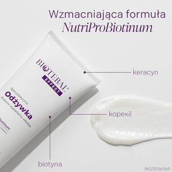 Biotebal Effect, specjalistyczna odżywka przeciw wypadaniu włosów, 200 ml