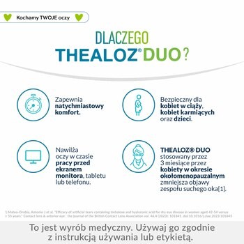 Thealoz Duo, krople do oczu, 10 ml