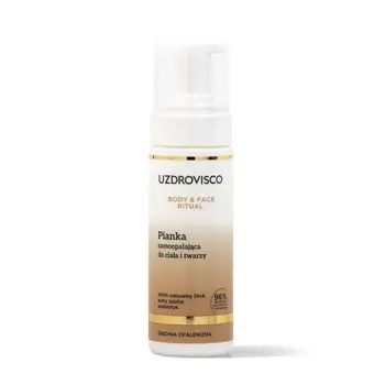 Uzdrovisco Body & Face Ritual, pianka samoopalająca do ciała i twarzy, 150 ml