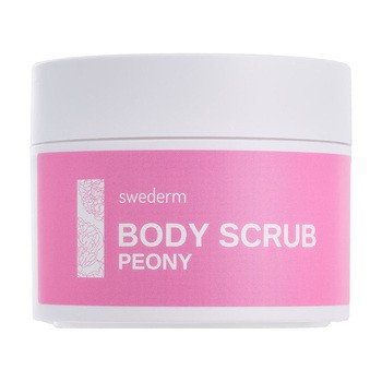 Swederm Body Scrub, cukrowy peeling do ciała, piwonia, 275 g