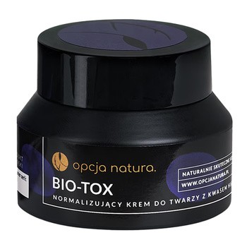 Opcja Natura Bio-Tox, normalizujący krem do twarzy z kwasem hialuronowym, 50 ml