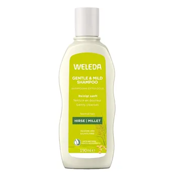Weleda, odżywczy szampon z prosem do włosów normalnych, 190 ml