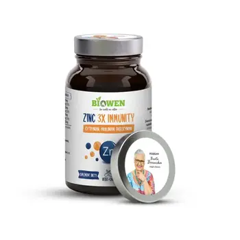 Biowen, Zinc 3X Immunity, kapsułki, 100 szt.