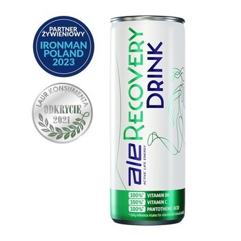 Zestaw 4x ALE Recovery Drink, płyn, smak liczi, 250 ml