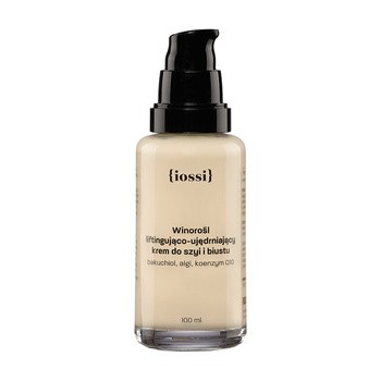 Iossi Winorośl, liftingująco-ujędrniający krem do szyi i biustu z bakuchiolem, 100 ml