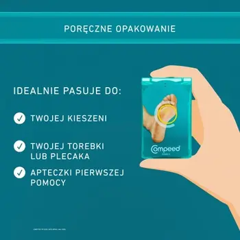Compeed Plastry na zrogowacenia na podeszwach, 6 szt.