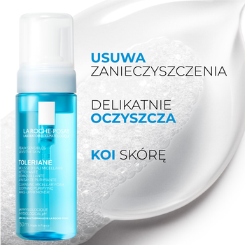 La Roche-Posay Toleriane, pianka oczyszczająca dla skóry wrażliwej, 150 ml