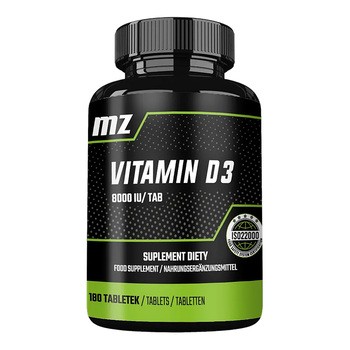 MZ Vitamin D3, tabletki,  180 szt.