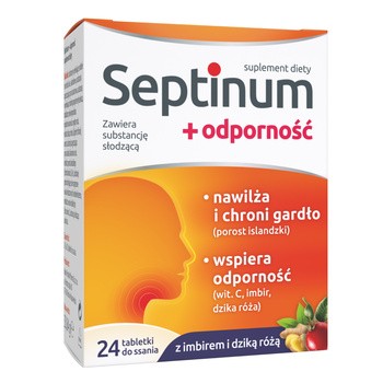 Septinum + odporność, tabletki do ssania, 24 szt.
