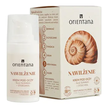Orientana, naturalny krem pod oczy ze śluzem ślimaka, 15 ml