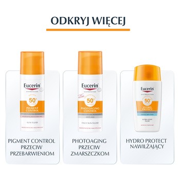 Eucerin Żel-krem ochronny Oil Control Dry Touch SPF 50+ 50 ml