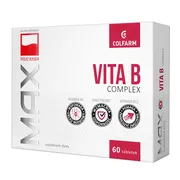 Max Vitaminum B Complex, tabletki, 60 szt. (50 szt.+10 szt.), Colfarm