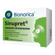 Sinupret, tabletki drażowane, 50 szt.