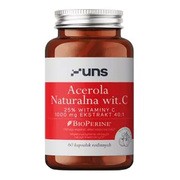 Uns Acerola Naturalna wit.C + Bioperine, kapsułki, 60 szt.