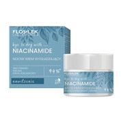 Flos-Lek Bye to Dry with Niacinamide, nocny krem wygładzający, 50 ml