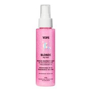 Yope Blonde my Hair, mgiełka rozświetlająca do włosów blond i rozjaśnianych, kwarcowa mika, 100 ml