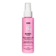 Yope Blonde my Hair, mgiełka rozświetlająca do włosów blond i rozjaśnianych, kwarcowa mika, 100 ml