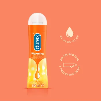 Durex Rozgrzewający, żel intymny, 50 ml