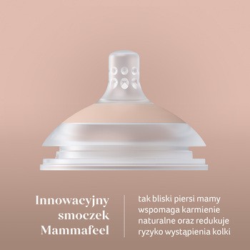 Canpol Lovi Mammafeel, smoczek dynamiczny do karmienia, 9 m+, 1 szt.