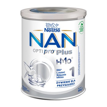 Nestle Nan Optipro Plus 1, 5 HMO, mleko początkowe dla niemowląt od urodzenia, 800 g