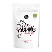 Diet-Food, Bio Flax Pudding Rose Hip, siemie lniane, dzika róża, 200 g