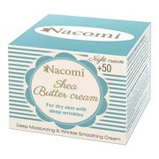 Nacomi, krem shea na noc, 50+, z tripeptydem, 50 ml