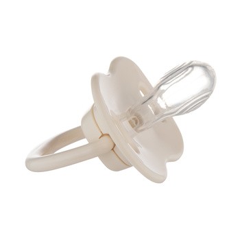 Canpol Babies Mountains, smoczek uspokajający, silikonowy symetryczny, 0-6 m, żółty, 2 szt.