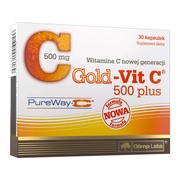 Olimp Gold-Vit C 500 plus Pure Way C, kapsułki, 30 szt.