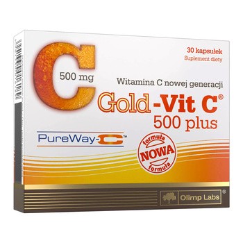 Olimp Gold-Vit C 500 plus Pure Way C, kapsułki, 30 szt.