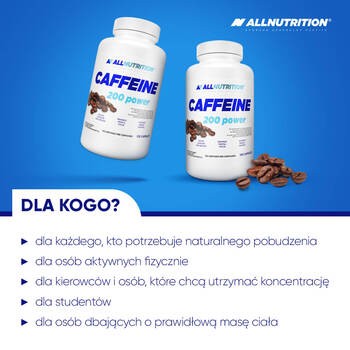 Allnutrition Caffeine 200 power, kaps., 100szt